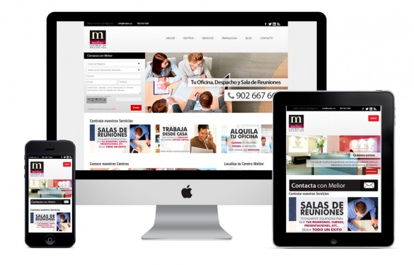 Melior pagina web responsive Pagina web Melior Centros de negocios responsive